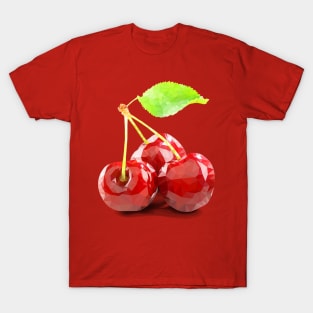 Geometric cherry T-Shirt